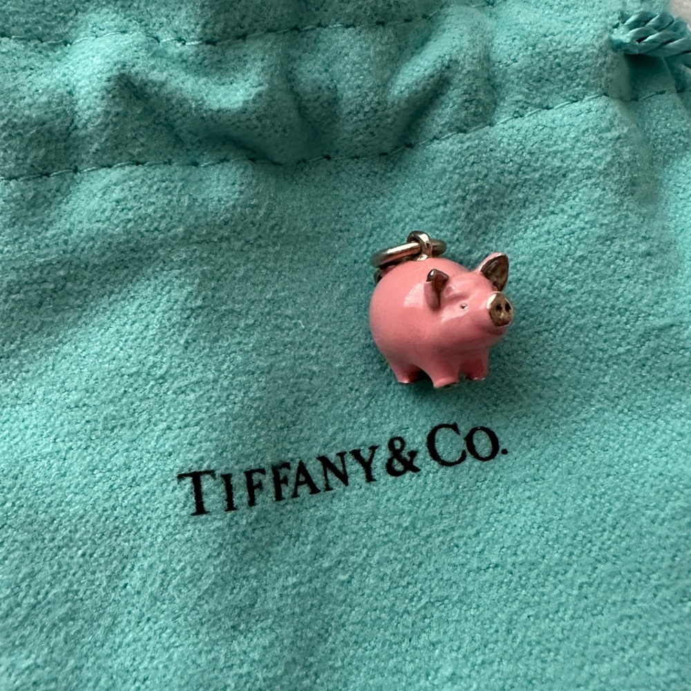 Tiffany & Co. Pink Pig Charm (No Longer Sold @ Stores!)